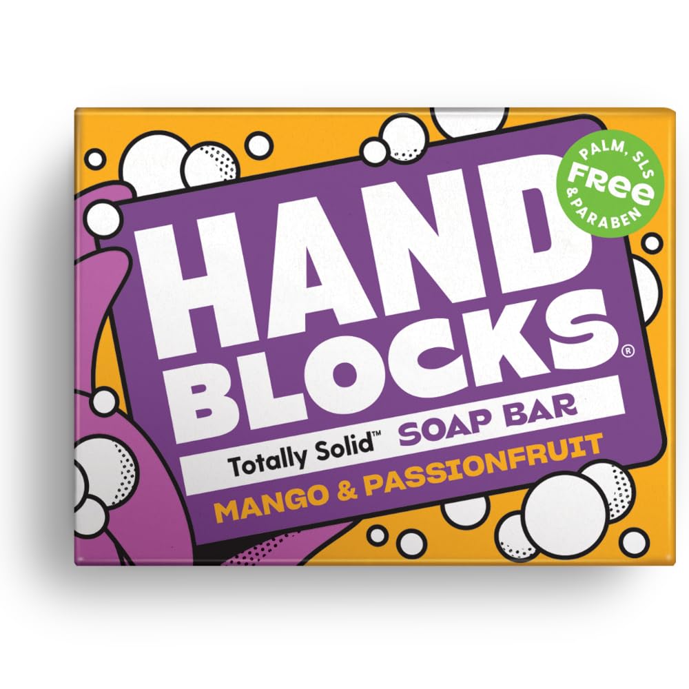 Hand Blocks: Cedarwrood & Eucalyptus (6 Pack) - Cold Processed Natural Soap Bars - Plastic, Palm, SLS, SLES & Paraben Free Halalzen