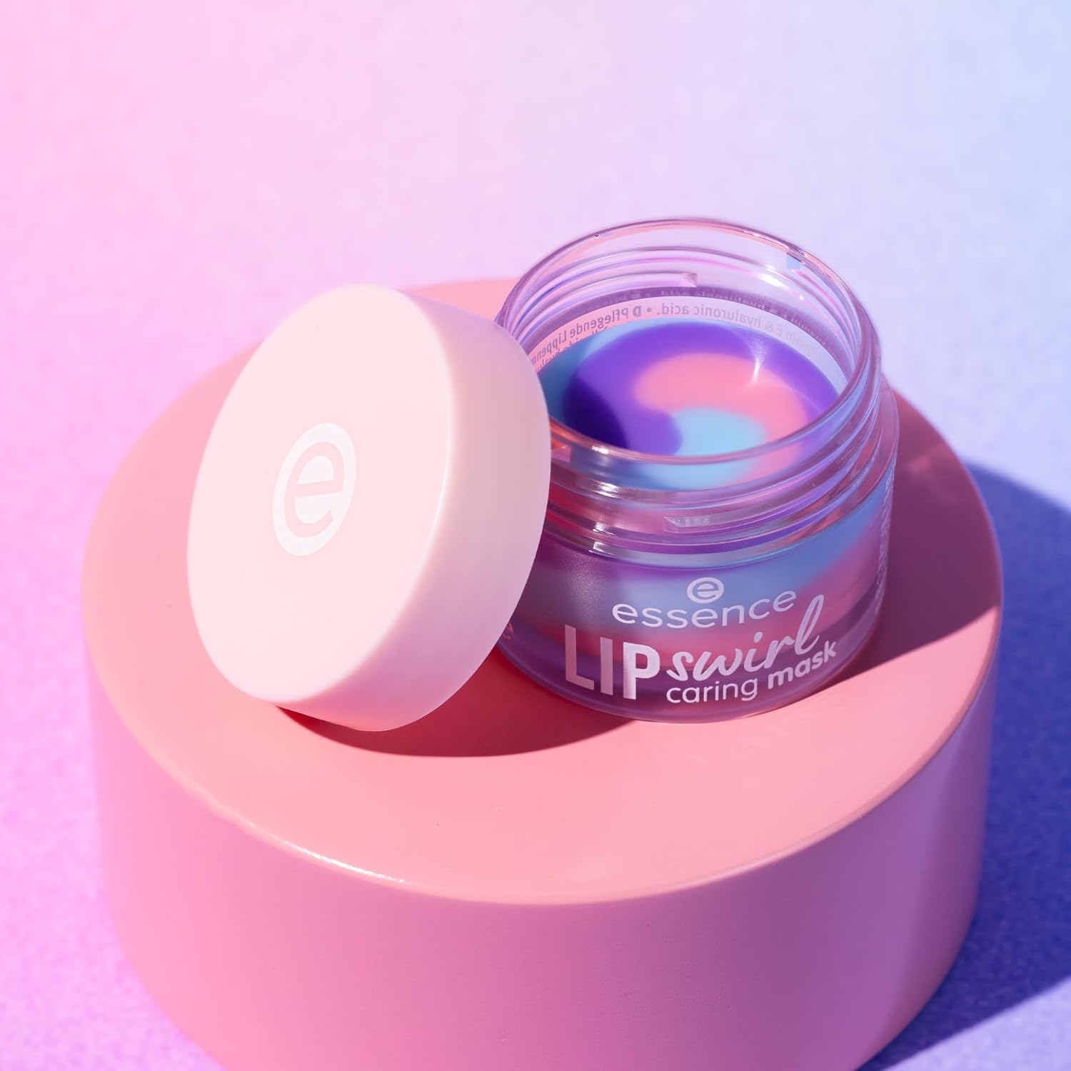 essence LIP swirl caring mask, smoothing, caring, dewy, translucent (8g) Halalzen