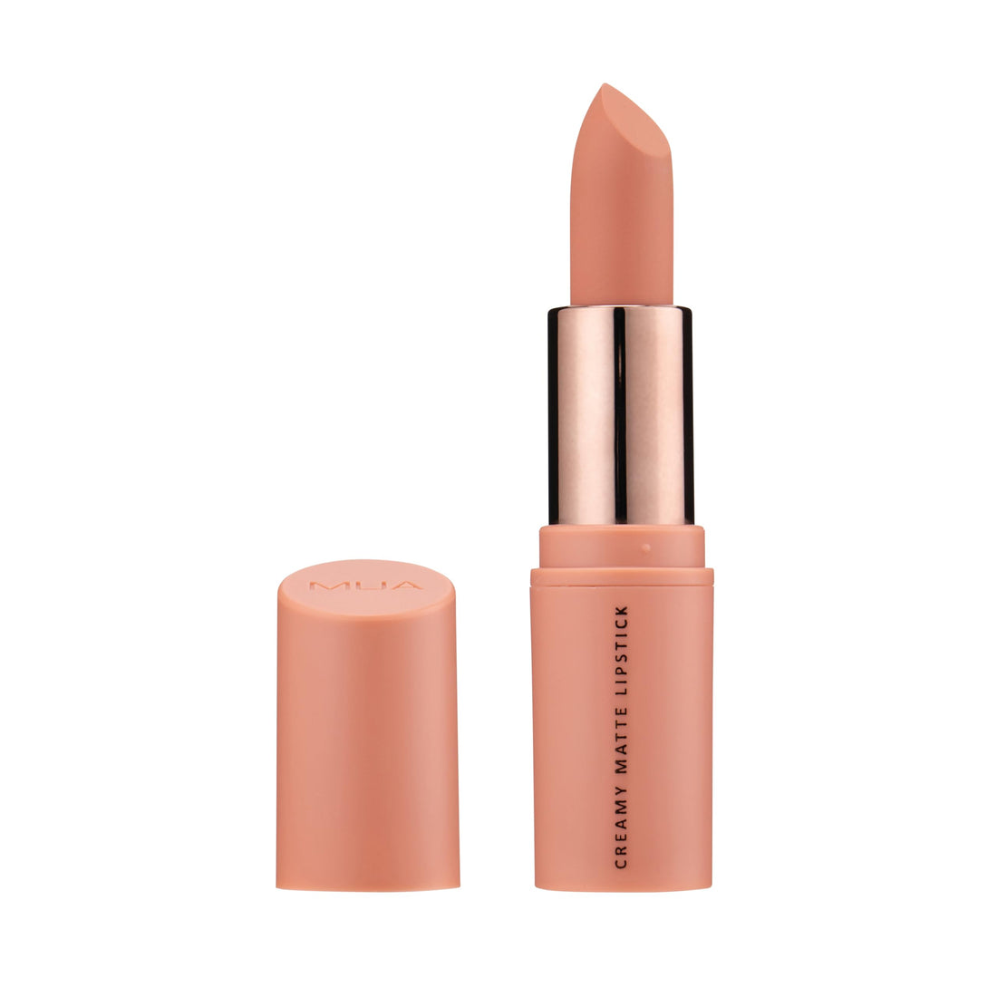 MUA Makeup Academy Creamy Matte Lipstick, Super Nude (Nude), Highly Pigmented - Vegan & Cruelty Free (Pack of 1) Halalzen