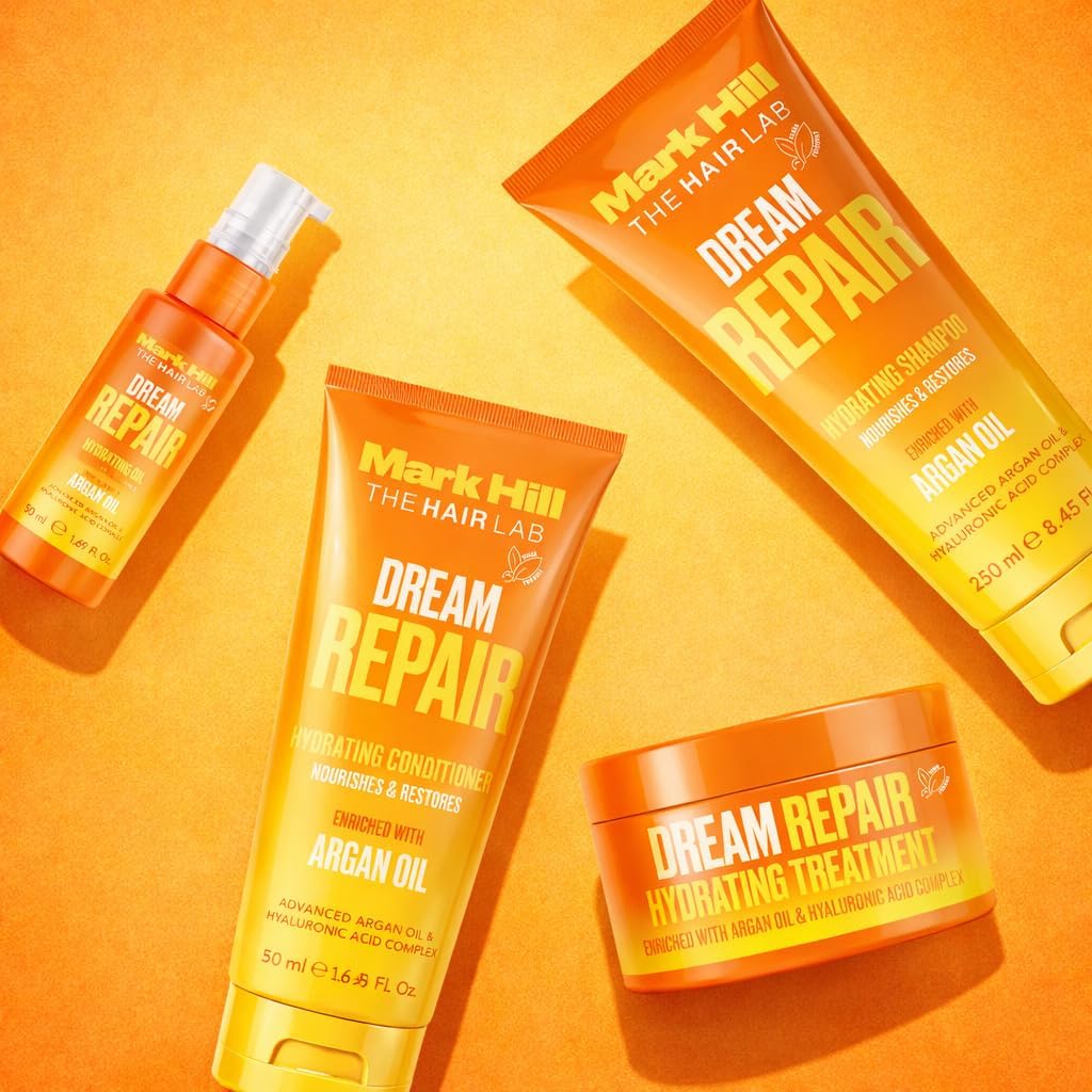 Mark Hill Dream Repair Hydrating Oil, Soft and Sleek Hair Shine, Glossy Finishing Serum 50ml