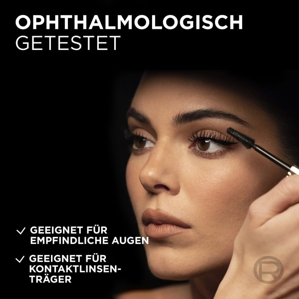 L'Oreal Paris Volumising Mascara, For Intense Volume and a Fanned Out Effect, 1.4x Bigger Looking Eyes, Clump-free Formula, Suitable for Sensitive Eyes, Volume Million Lashes Panorama Halalzen