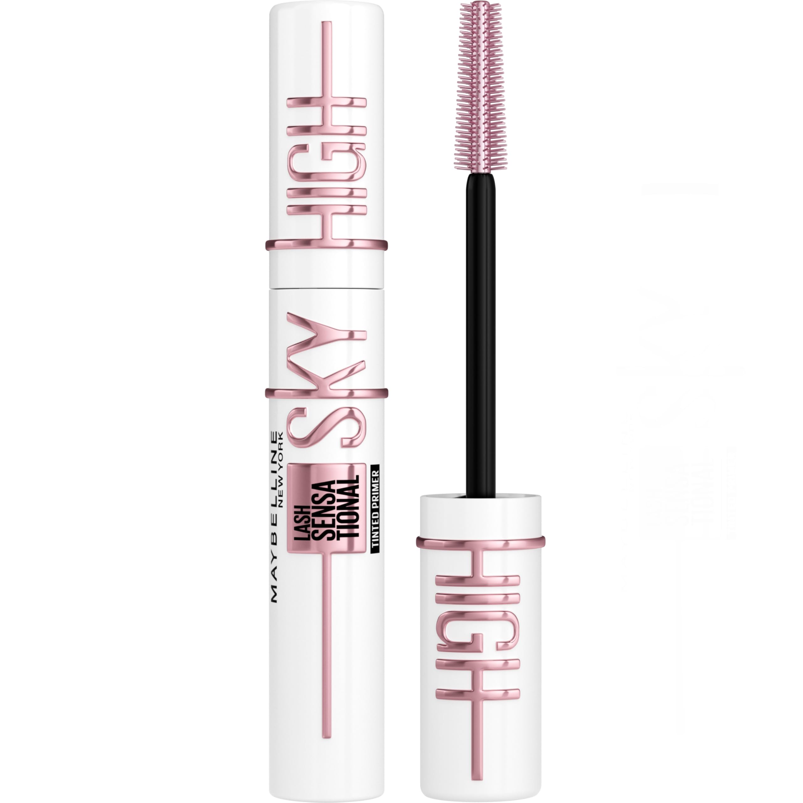 Maybelline New York Lash Sensational Sky High Mascara, Volumising & Lengthening Mascara, Washable Flake-Free Formula Infused with Bamboo Extract & Fibres, 7 ml, Shade: Brown Halalzen