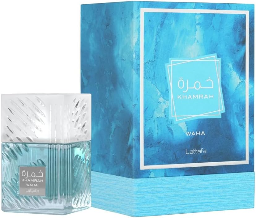 Lattafa Khamrah Waha Unisex EDP 100ml - Fresh Yuzu Cucumber Sea Salt Accord