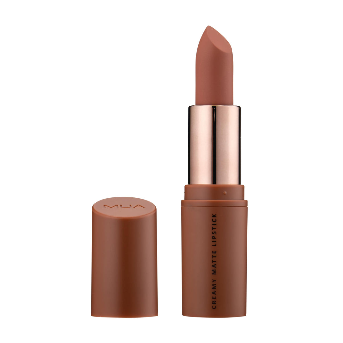 MUA Makeup Academy Creamy Matte Lipstick, Super Nude (Nude), Highly Pigmented - Vegan & Cruelty Free (Pack of 1) Halalzen