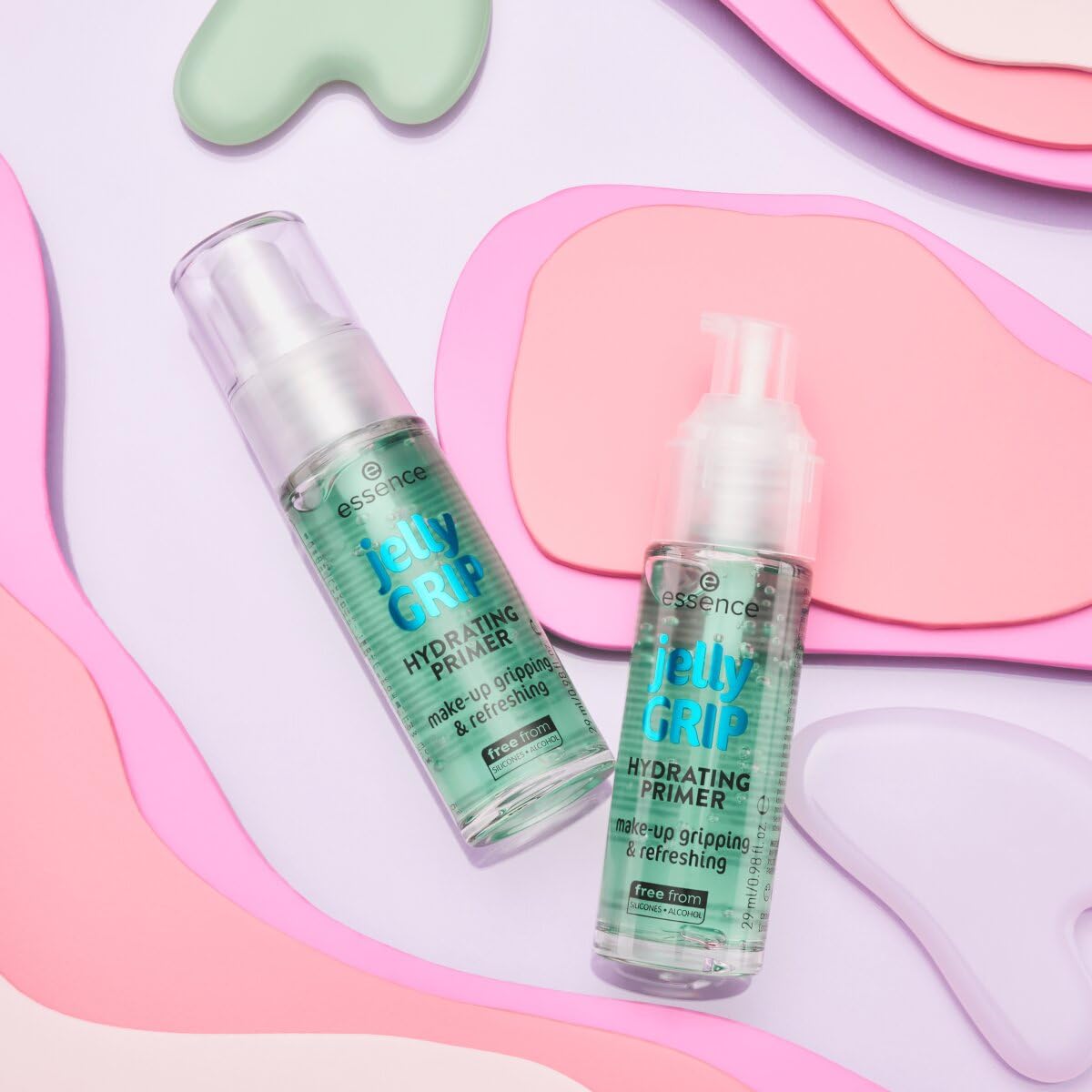 essence jelly GRIP HYDRATING PRIMER, moisturizing/hydrating, smoothing, priming, natural, translucent (29ml) Halalzen