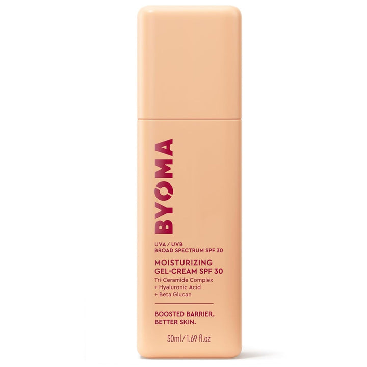 BYOMA Moisturising Gel Cream (50ml) Lightweight Oil Free Daily Moisturiser with Barrier Repair, Niacinamide and Green Tea, for All Skin Types - Alcohol Free, Vegan Halalzen