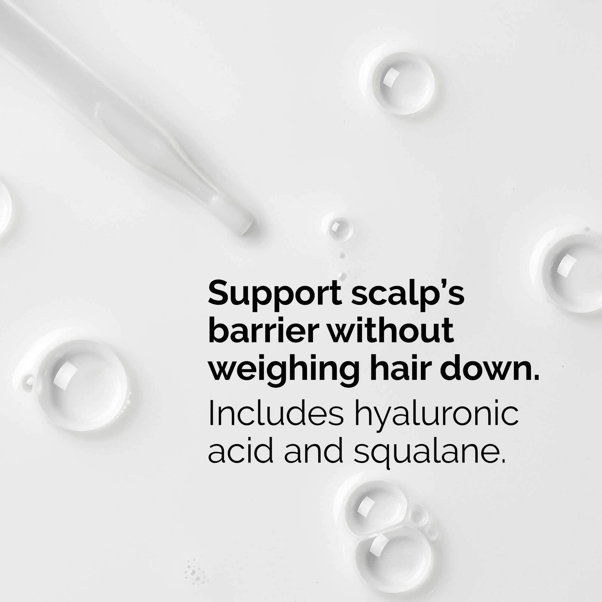 The Ordinary Haarpflege Natural Moisturizing Factors + Hyaluronic Acid, leichtes hydrierendes Kopfhautserum mit Hyaluronsäure und Squalan, 60 ml
