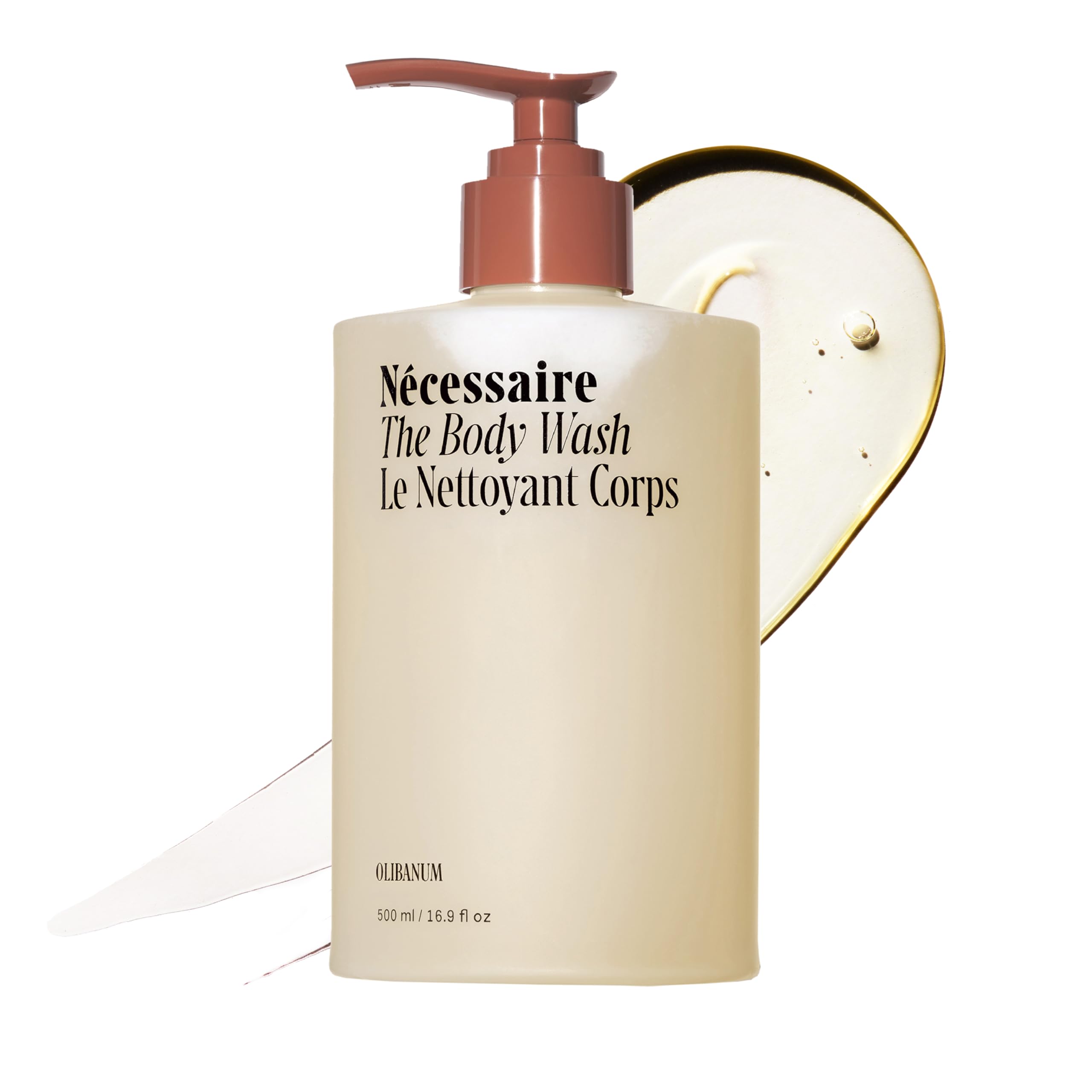 Nécessaire The Body Wash Eucalyptus — Multi-Oil Shower Gel Body Wash for Women + Men. Non-Comedogenic + Hypoallergenic for Sensitive Skin with Niacinamide. 500ml/16.9 fl oz
