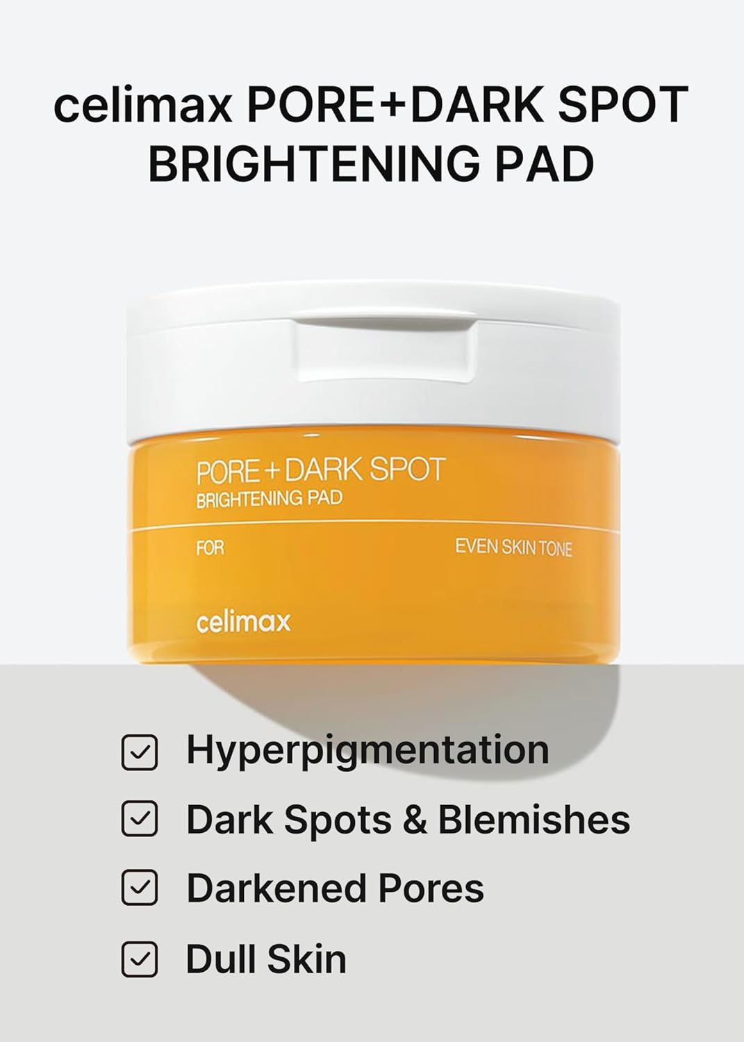 celimax - Ji.Woo.Gae Exfoliating Pads for Pore and Dark Spots | Exfoliating Pads for Enlarged Pores with Hyaluronic Acid