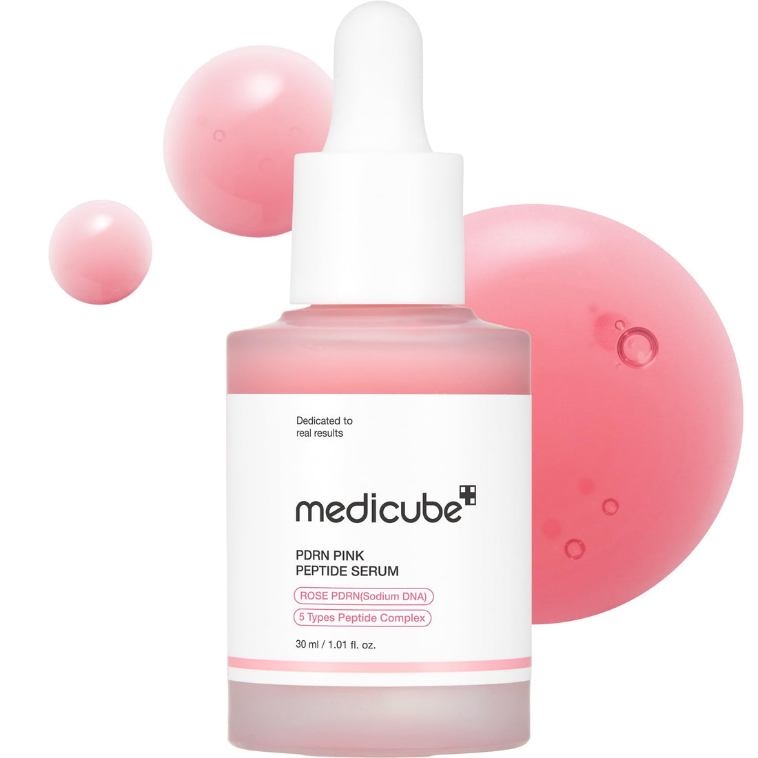 medicube PDRN Pink Peptide Serum with Salmon DNA | Pink Glow Serum with Peptides & Niacinamide for Hydration & Firm-Looking Skin | Uneven Tone Care | Korean Skincare, 1.01 fl. Oz Halalzen