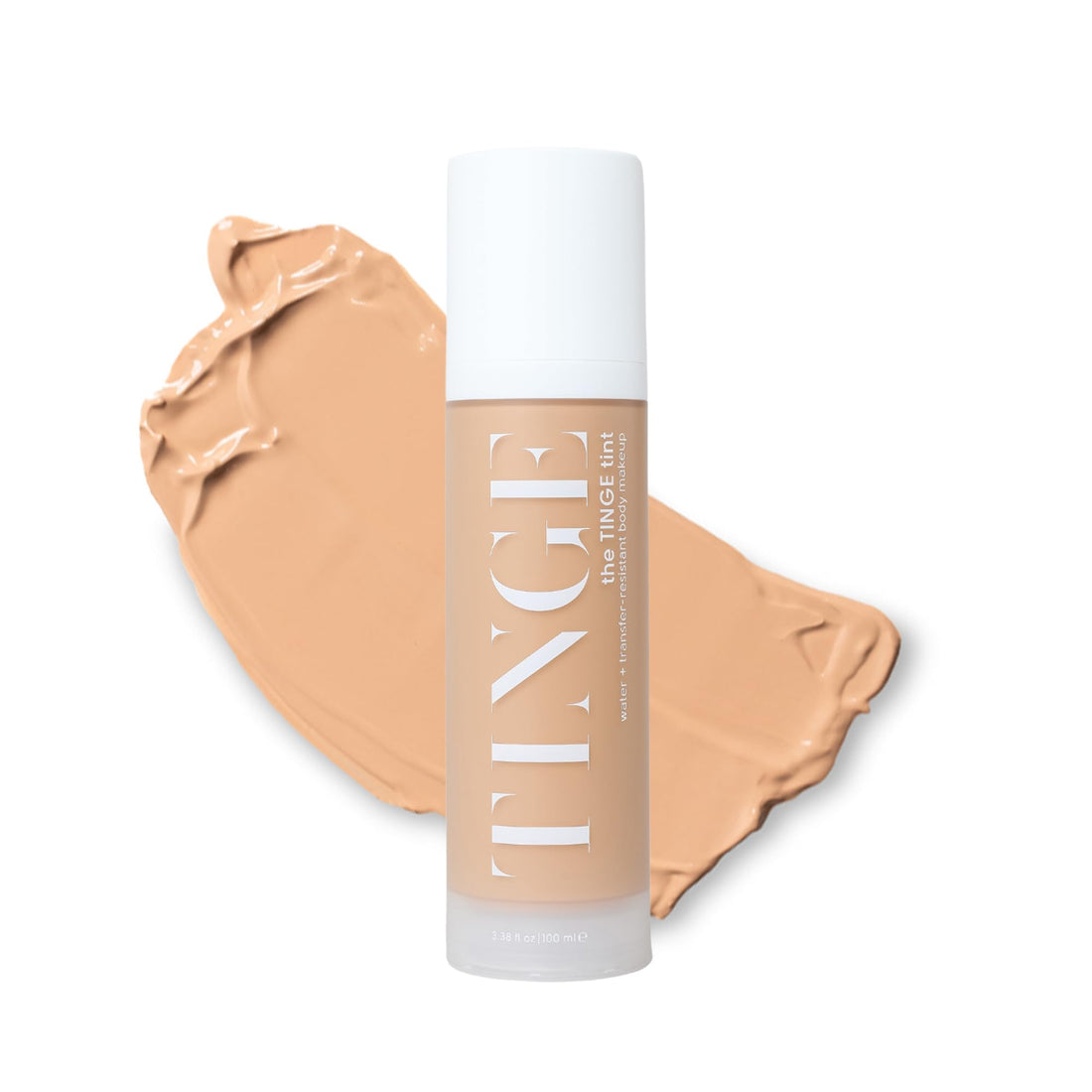 Tinge Body Makeup, wasser- und wischfest, mittlere Deckkraft, hält bis zu 48 Stunden, für alle Hauttypen, parfümfrei, vegan, hergestellt in den USA, 100 ml – Fair Warm