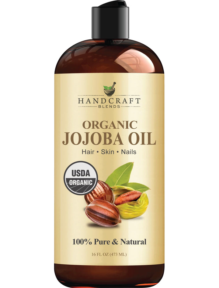 Handcraft Blends Castor Oil with Rosemary and Peppermint Oil 118 ml | 100% Pure and Natural | Premium Grade Carrier Oil | Hair, Eyelashes and Eyebrows | Hair and Body