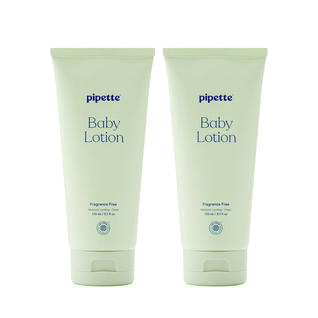 Pipette Baby Lotion, Fragrance Free, 5.7 fl oz (Pack of 2), Unscented Baby Lotion for Newborn, Sensitive Skin, and Kids, Non-Toxic and Hypoallergenic, Made with Ceramides Halalzen