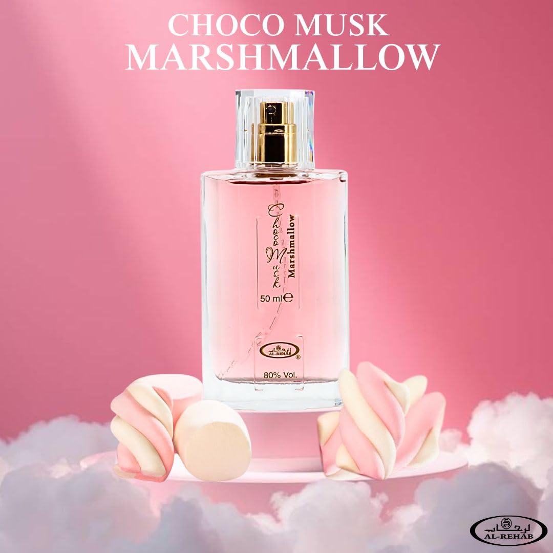 Al-Rehab Choco Musk Eau de Parfum Spray für Damen, 1,65 oz/50 ml