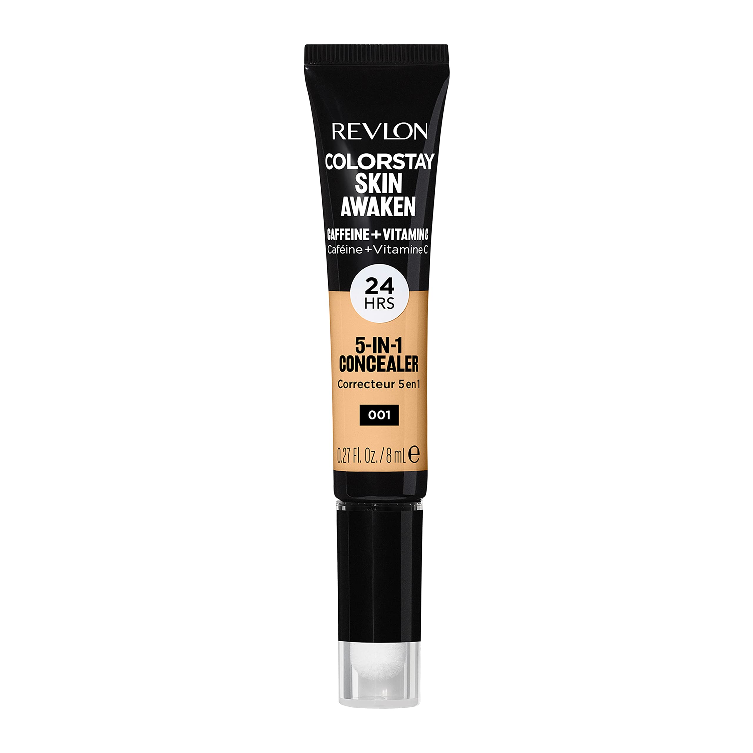 Revlon ColorStay Skin Awaken 5-in-1 Concealer 24HR Wear (30g) Fragrance & Paraben Free, Universal Brightener Unisex Halalzen