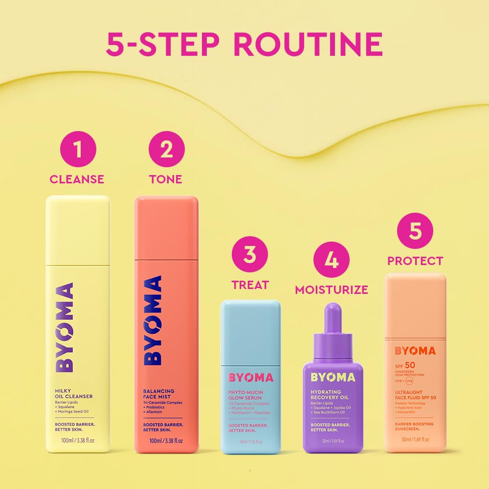 BYOMA Foaming Rice Deep Cleanser (175ml) Hydrating Gel to Foam Cleanser with Ceramides, Rice Extract & Marine Algae – Deep Cleansing, Non-Drying, Antioxidant-Rich, Vegan, Fragrance & Alcohol Free