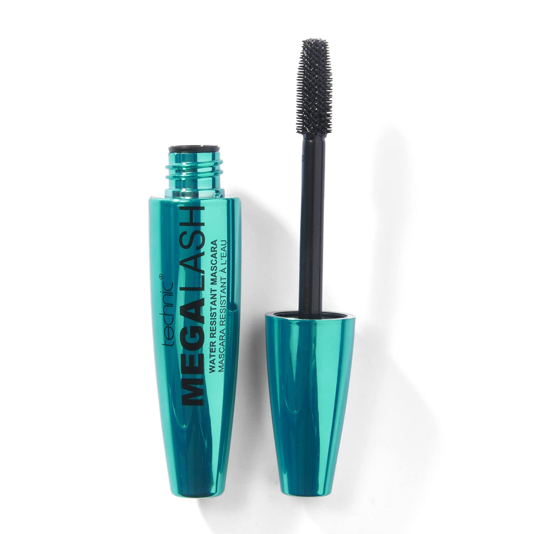 Technic Mega Lash Water Resistant Mascara - Vegan, Ultra Black, Water Resistant, Hard wearing, Smudge-Proof, Lash Building Formula For Volume Glam Lashes - 12ml Halalzen