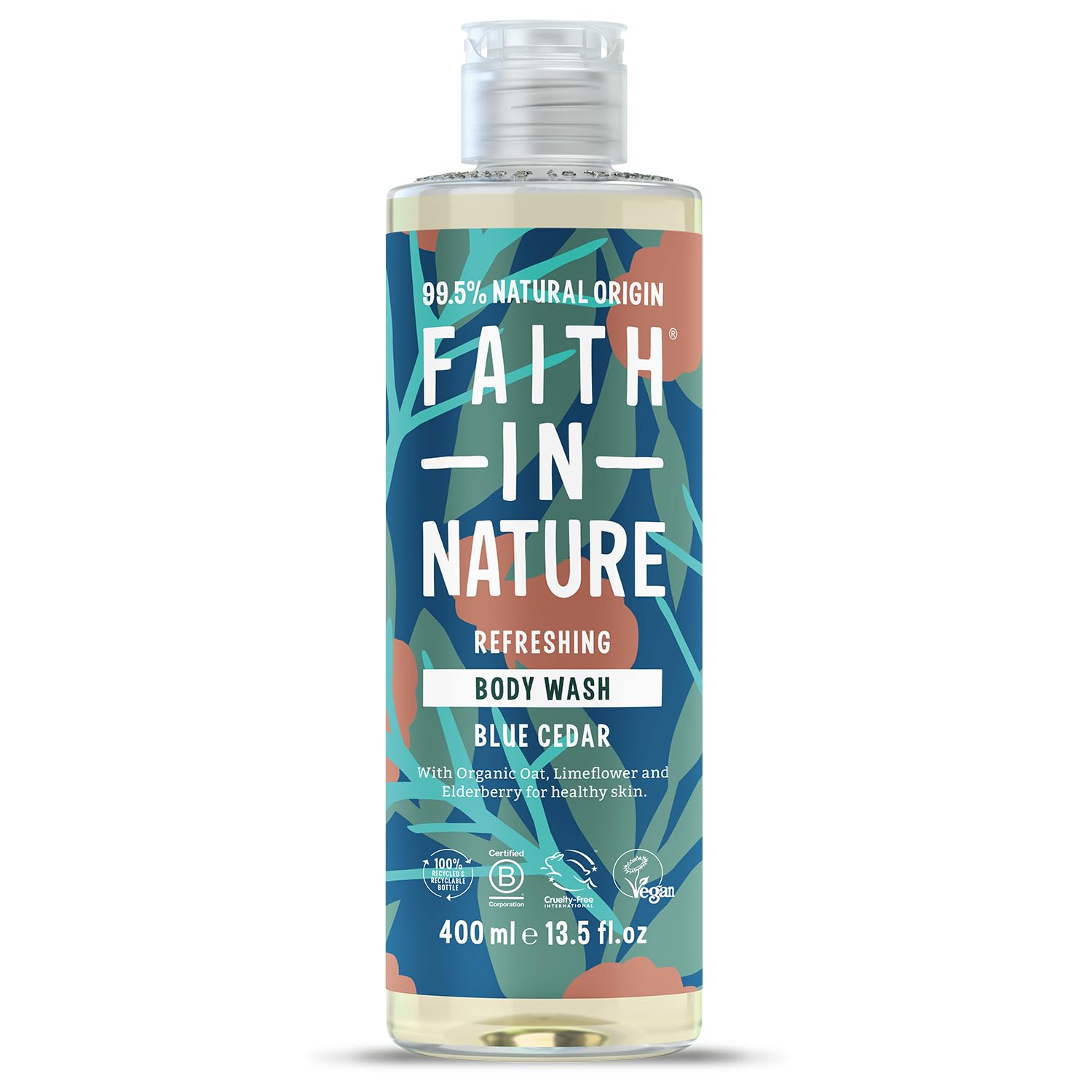 Faith In Nature Natural Aloe Vera Body Wash, Soothing Shower Gel, Vegan and Cruelty Free, No SLS or Parabens, 400 ml