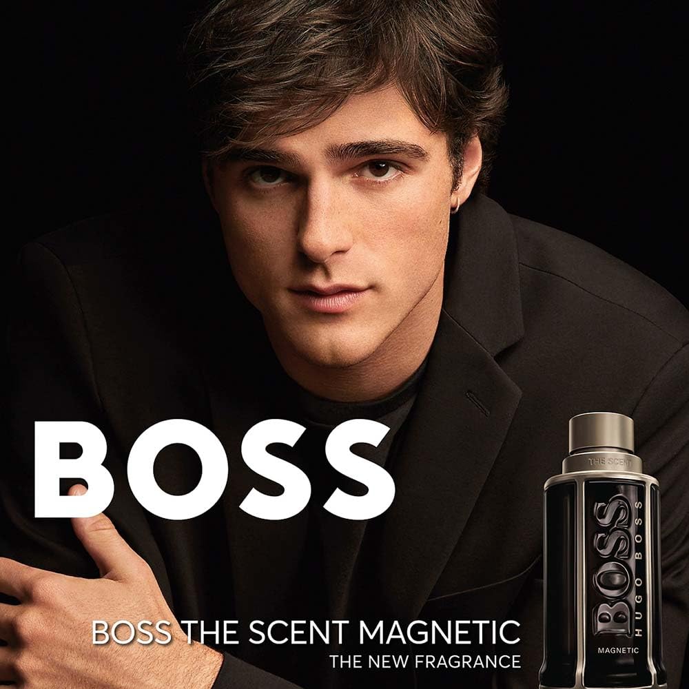 BOSS The Scent Magnetic - Eau de Parfum for Him - Ambery & Fruity Fragrance with Notes of Maninka Fruit, Bran Absolute and Vanilla - High Longevity