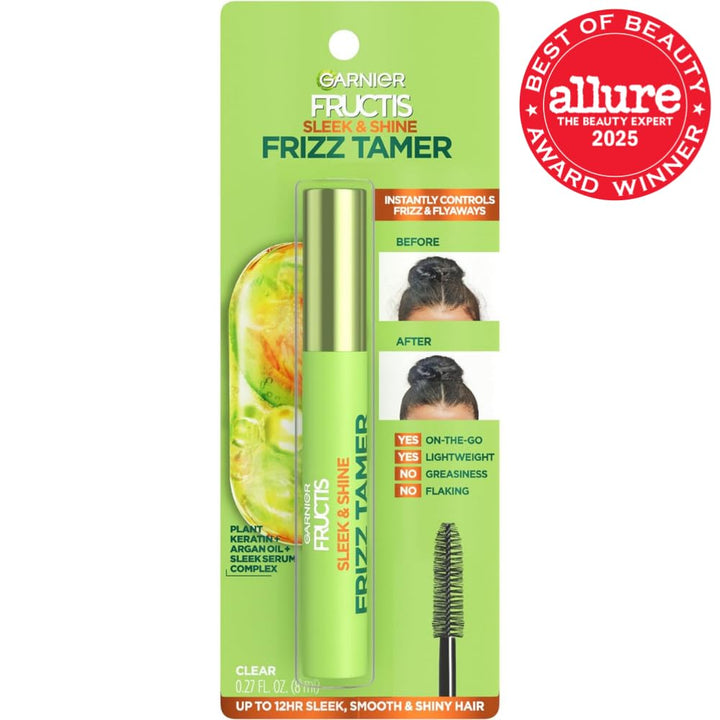 Garnier Fructis Sleek & Shine Frizz Tamer Slicking Hair Serum Wand for Frizz and Flyaways, 0.27 Fl Oz Halalzen