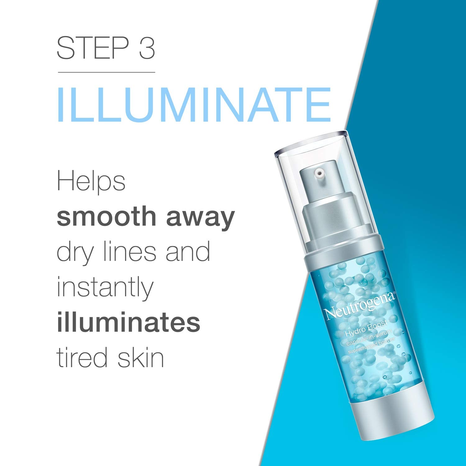 Neutrogena Hydro Boost Water Gel Facial Cleanser, with Hyaluronic Acid for Dry or Dehydrated Skin 200ml