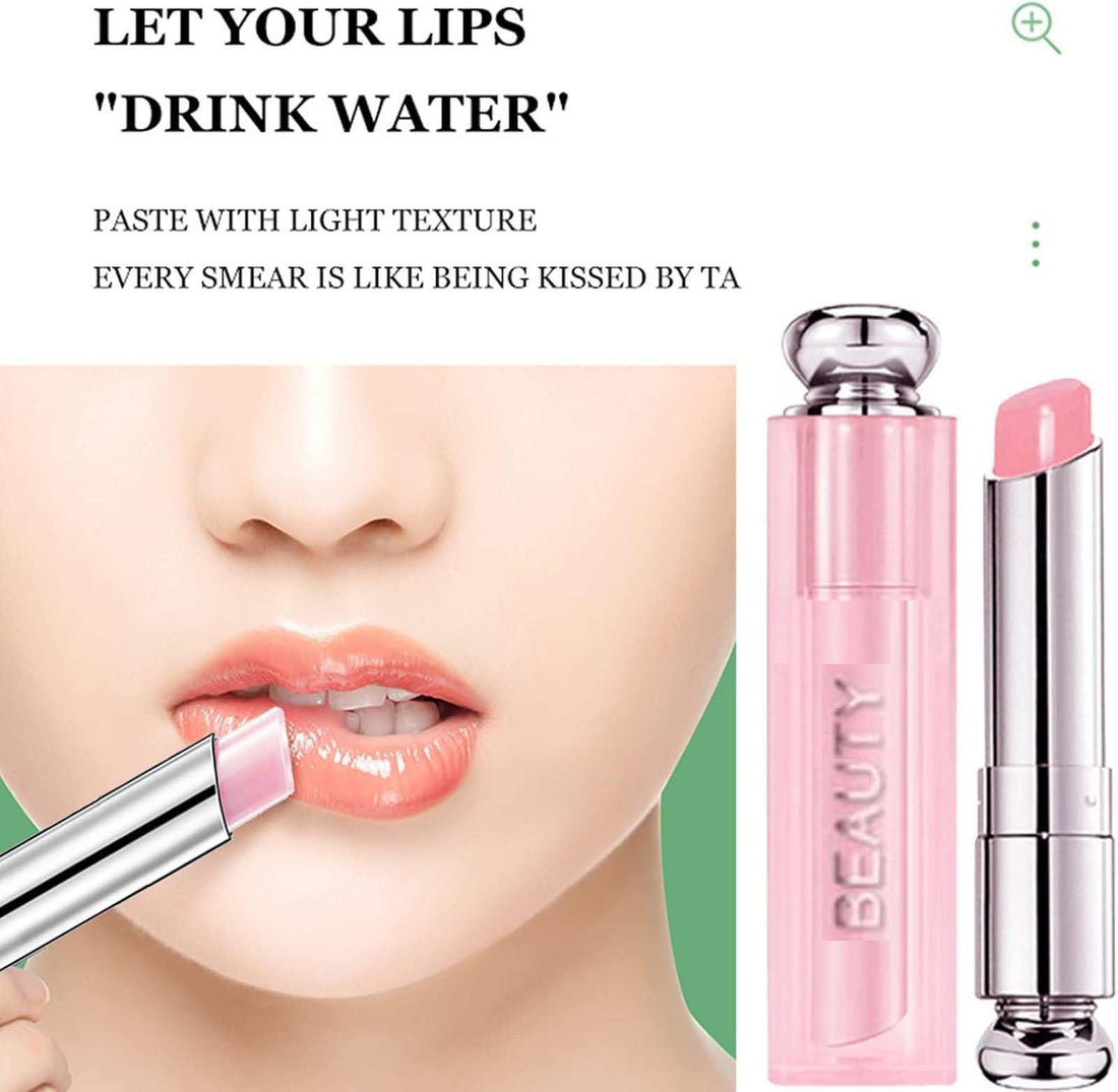 24h Moisturising Lip Balm & Oil with Natural Oils, Hydrating Lip for Repair & Protection (Strawberry)