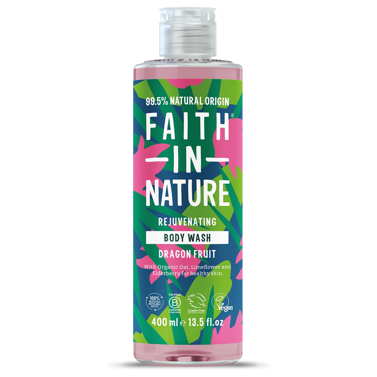 Faith In Nature Natural Aloe Vera Body Wash, Soothing Shower Gel, Vegan and Cruelty Free, No SLS or Parabens, 400 ml