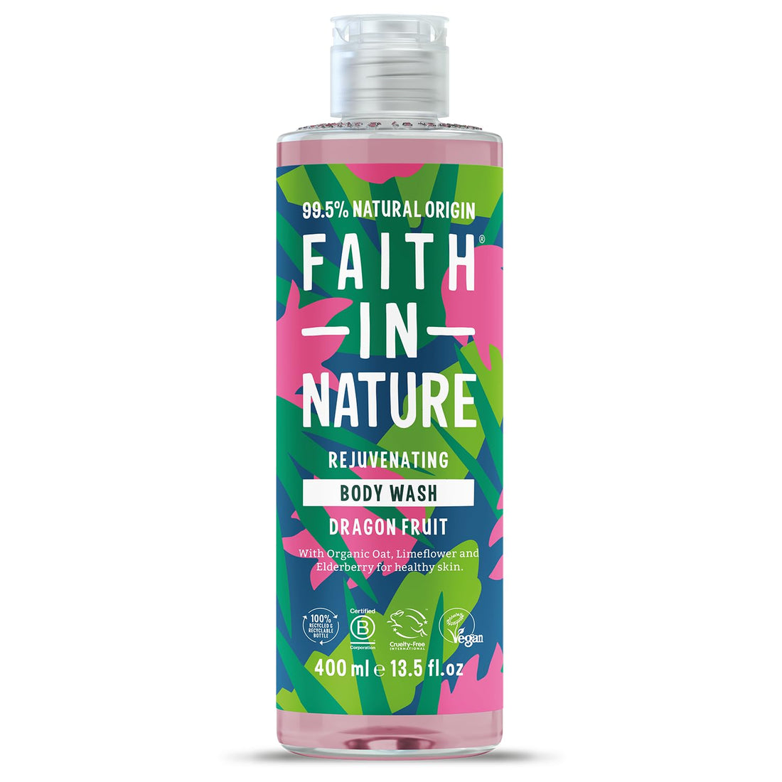 Faith In Nature Natural Aloe Vera Body Wash, Soothing Shower Gel, Vegan and Cruelty Free, No SLS or Parabens, 400 ml