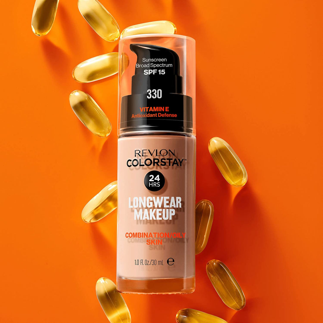 Revlon Colorstay Liquid Foundation Makeup for Combination/Oily Skin SPF15 Medium to Full Coverage (30ml) Matte Finish, Buff (150) Unisex Halalzen