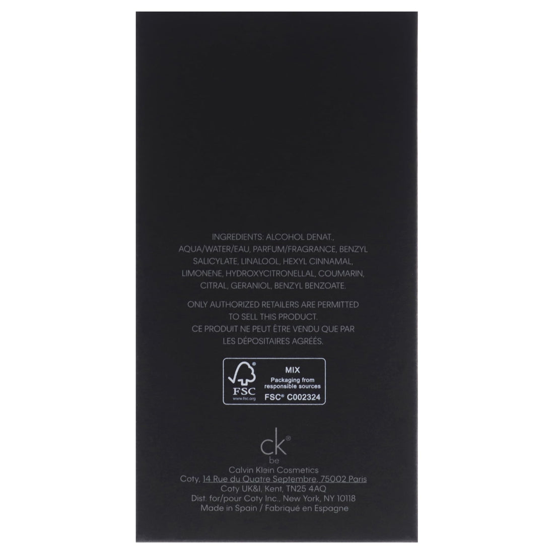 Calvin Klein CK Be Eau de Toilette - Woody Unisex Fragrance – With Notes of Bergamot, Mandarin, Juniper & Lavender