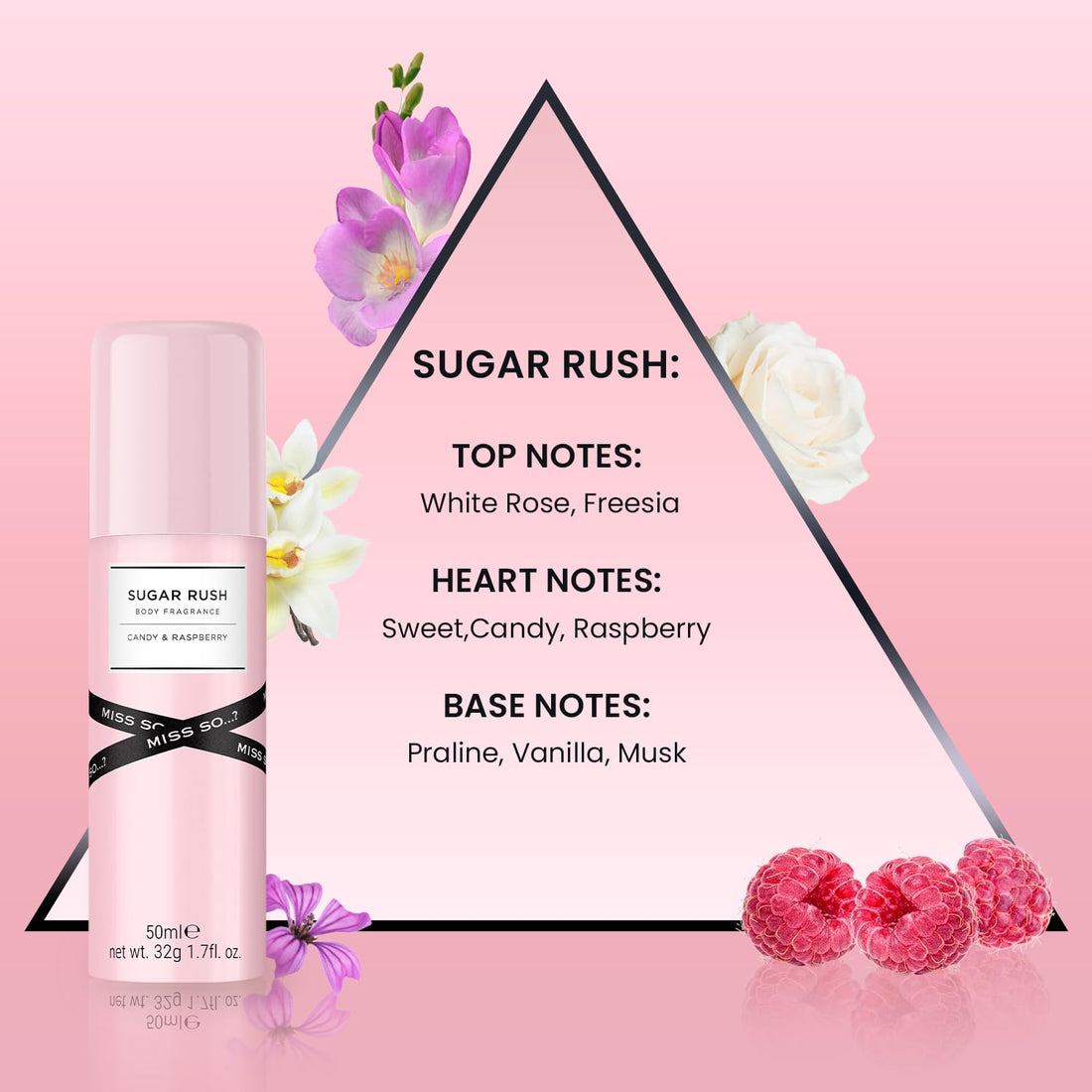 Miss So...? Mini Galore Womens Body fragrance Gift Set 4x50ml Halalzen