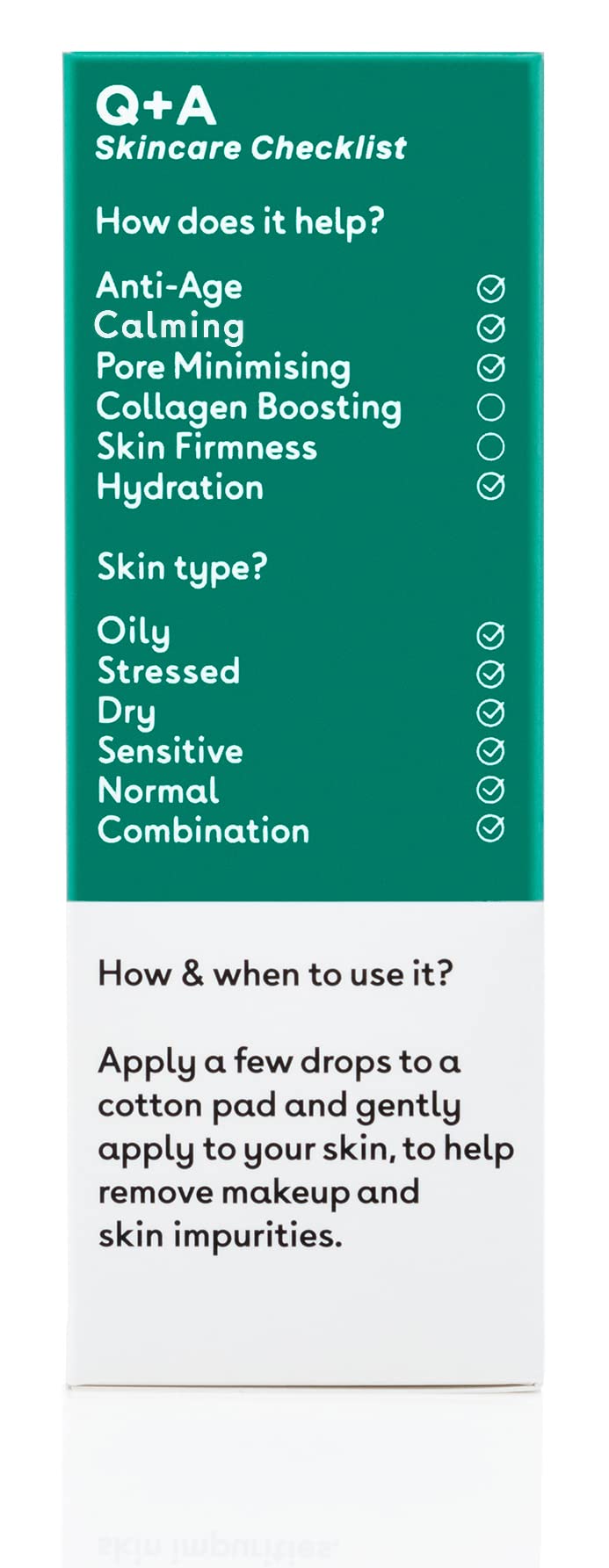 Q+A Niacinamide Daily Toner for Face (100ml), Pore Refining and Hydrating Face Toner with Hyaluronic Acid and Aloe Vera, Fragrance Free Skincare, Helps Calm Redness and Blemishes
