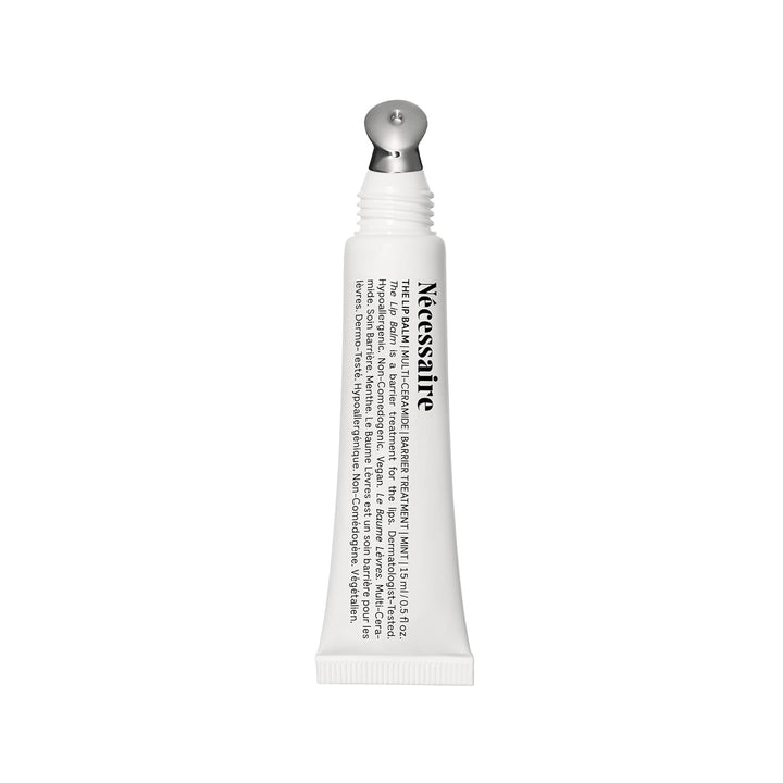Nécessaire The Lip Balm | Hydrating Hyaluronic Acid Lip Balm for Women and Men, Mint Oil with Niacinamide + Essential Ceramides. Non-Comedogenic Lip Balm for Dry Lips – 15 ml / 0.5 fl oz Halalzen