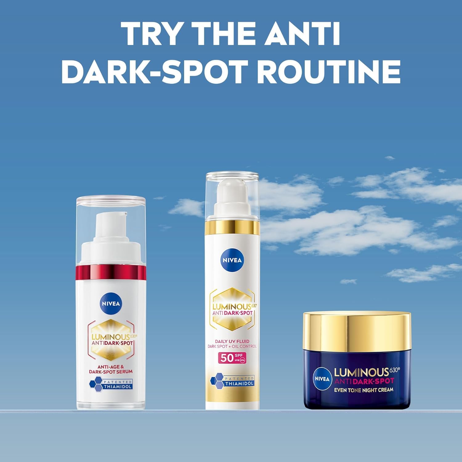 NIVEA Luminous 630 Anti Dark-Spot & Anti-Age Serum (30ml), Anti-Wrinkle Face Serum Reduces Age Spots and Dark-Spots, Firming and Hydrating Serum to Reduce Wrinkles and Fine Lines Halalzen