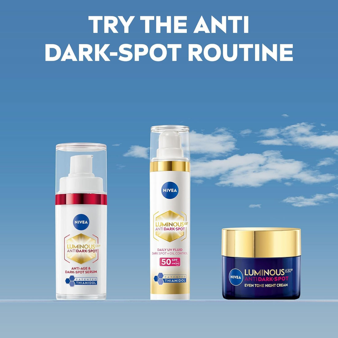 NIVEA Luminous 630 Anti Dark-Spot & Anti-Age Serum (30ml), Anti-Wrinkle Face Serum Reduces Age Spots and Dark-Spots, Firming and Hydrating Serum to Reduce Wrinkles and Fine Lines Halalzen