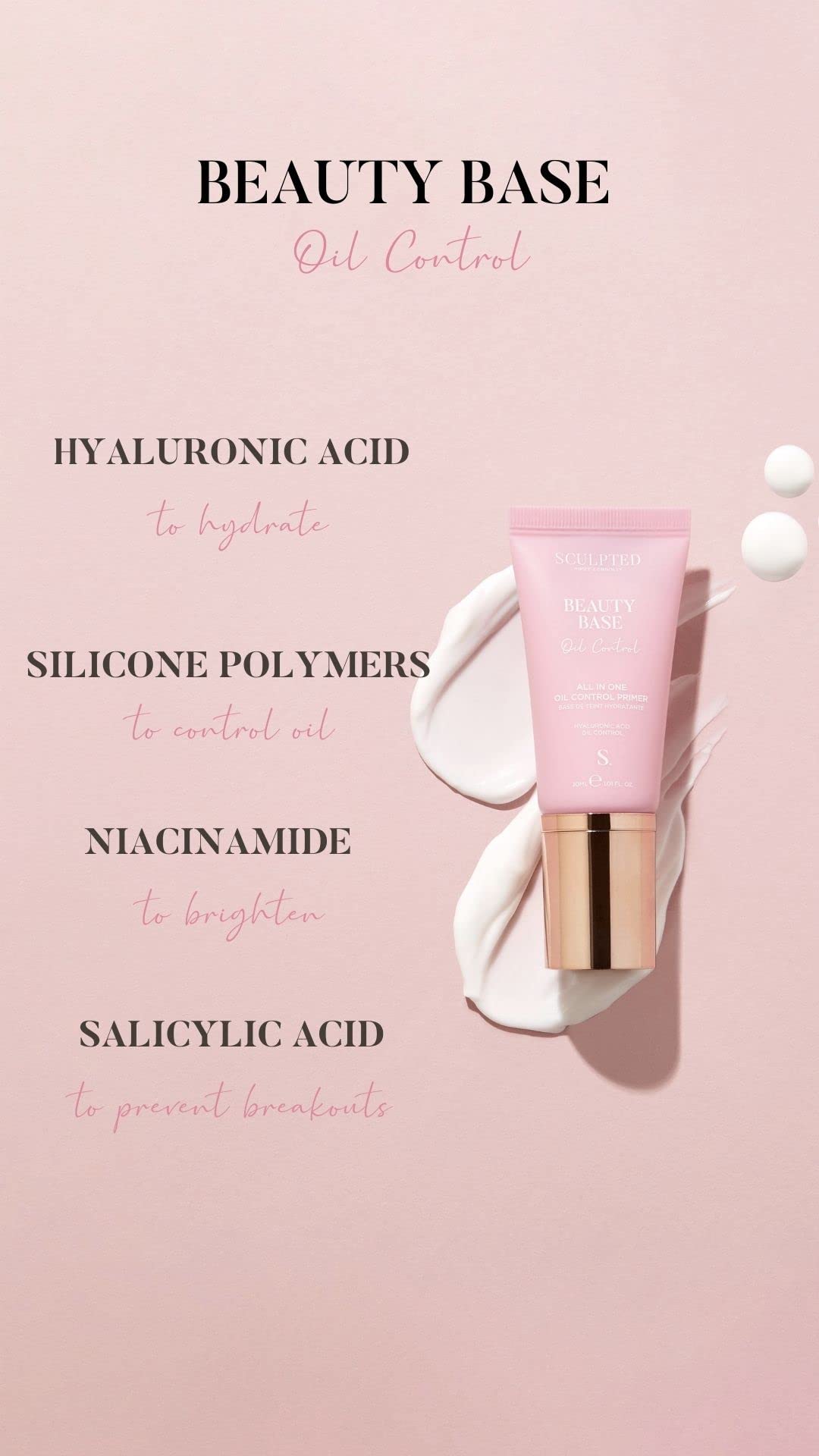Beauty Base Protect SPF 50 Primer from Sculpted by Aimee (Protect) – 50ml All in One Moisturising Primer that Protects from UVA and UVB, Perfecting your Skin Halalzen