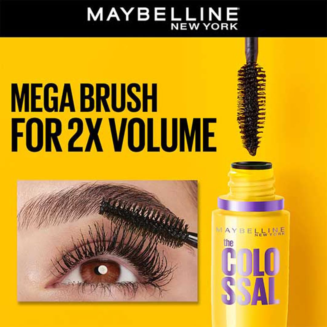 Maybelline Colossal Mascara 100% Black, 10.7ml Halalzen