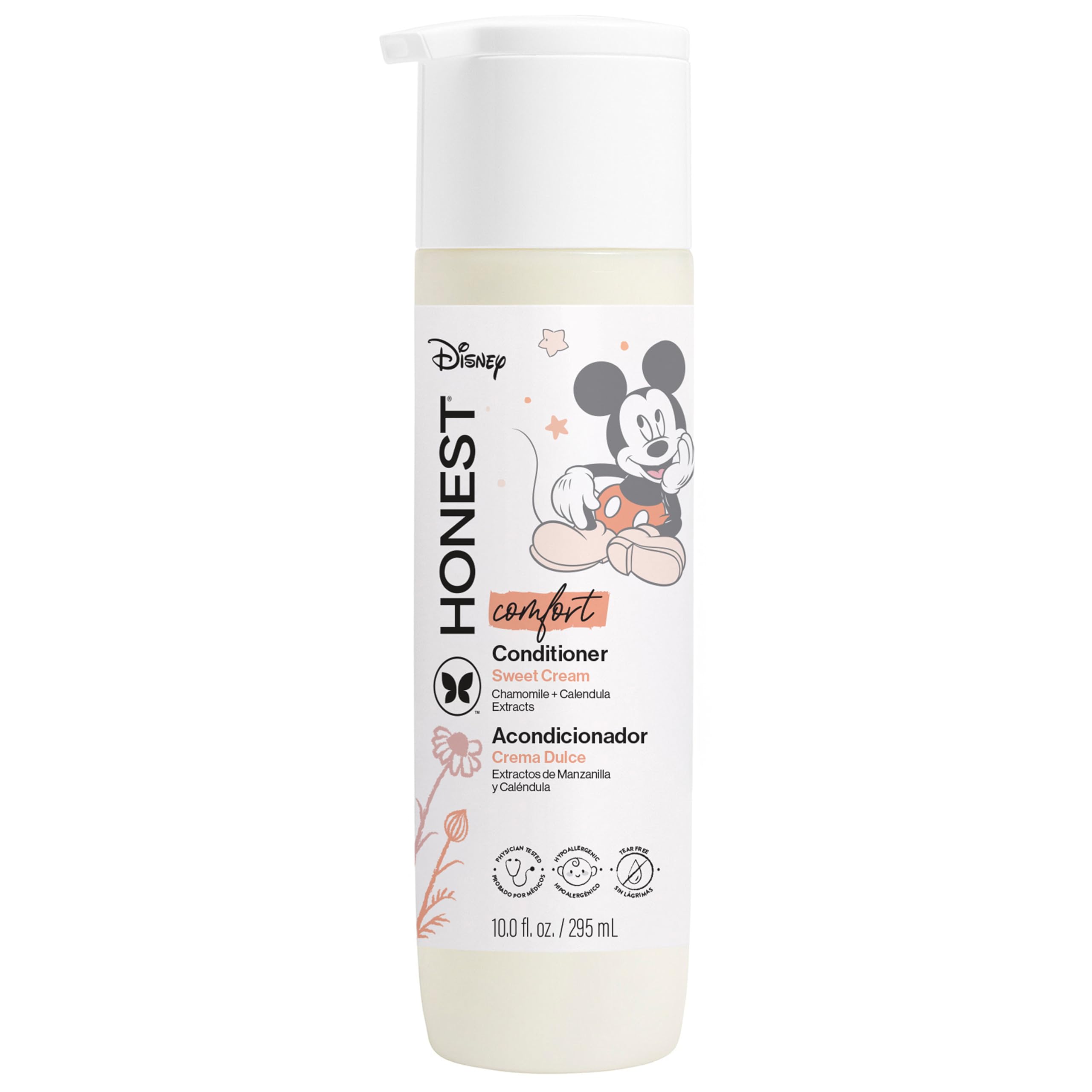 The Honest Company Baby Shampoo, Body Wash & Conditioner Duo, 2-in-1 Cleansing, Silicone-Free, Naturally Derived, Lavender Calm Scent, 20 fl oz Halalzen