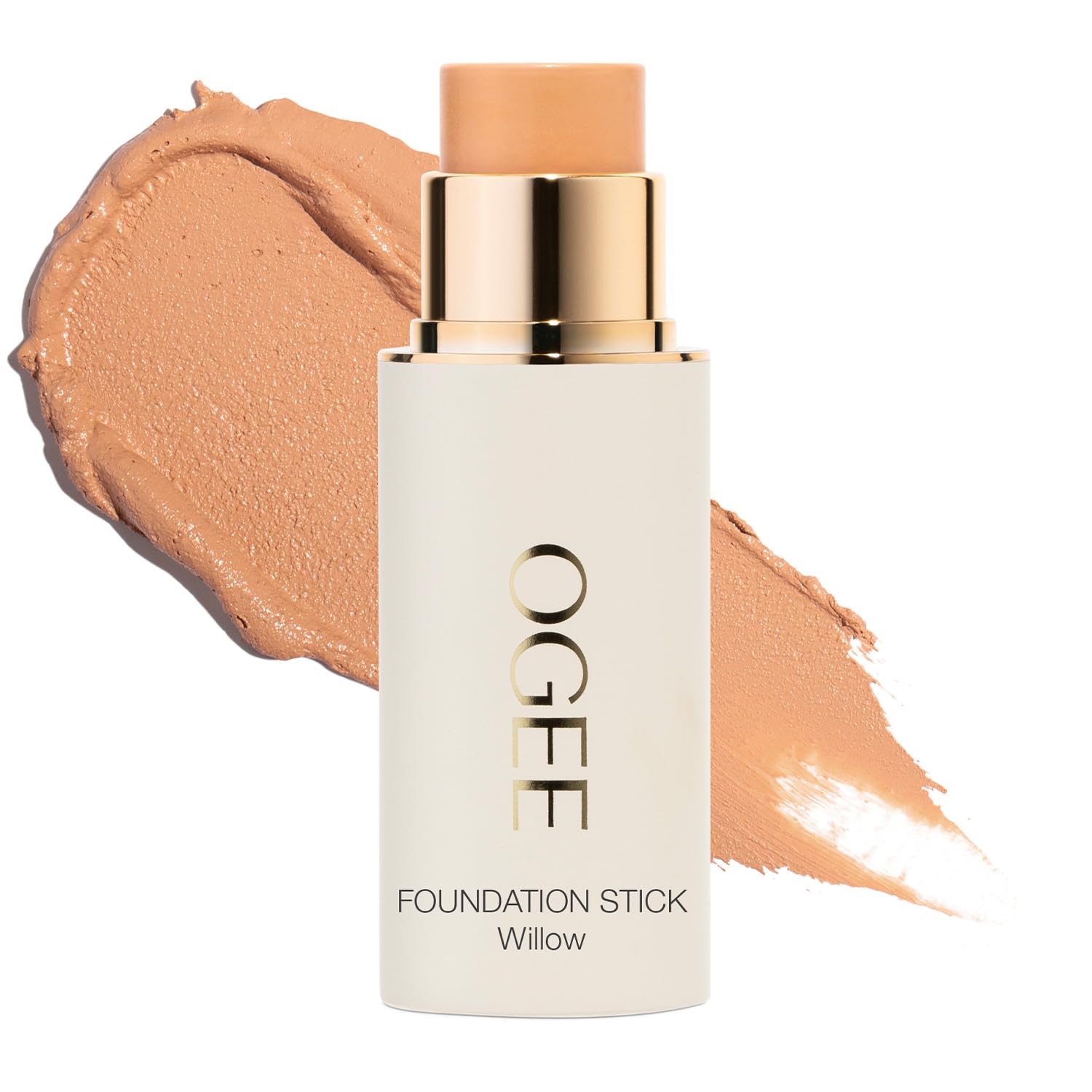 Ogee Sculpted Complexion Foundation Stick (Mahogany 14.5N - Deep Cocoa, Rich Undertones) Full Coverage Foundation Makeup - Instantly Balance & Even Complexion - 70% Organic Ingredients