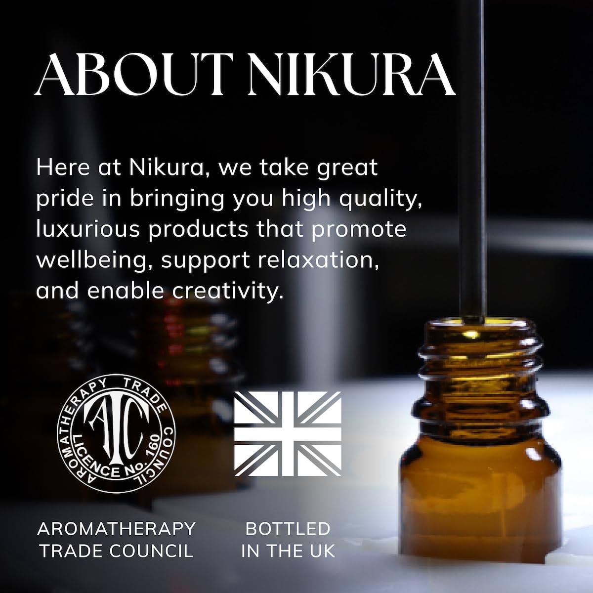 Nikura Starter Kit Essential Oil Gift Set - 6 x 10ml | Essential Oil for Diffuser for Home, Aromatherapy, Strong Fragrance, Sleep | Eucalyptus, Lavender, Lemongrass, Sweet Orange, Peppermint, Tea Tree