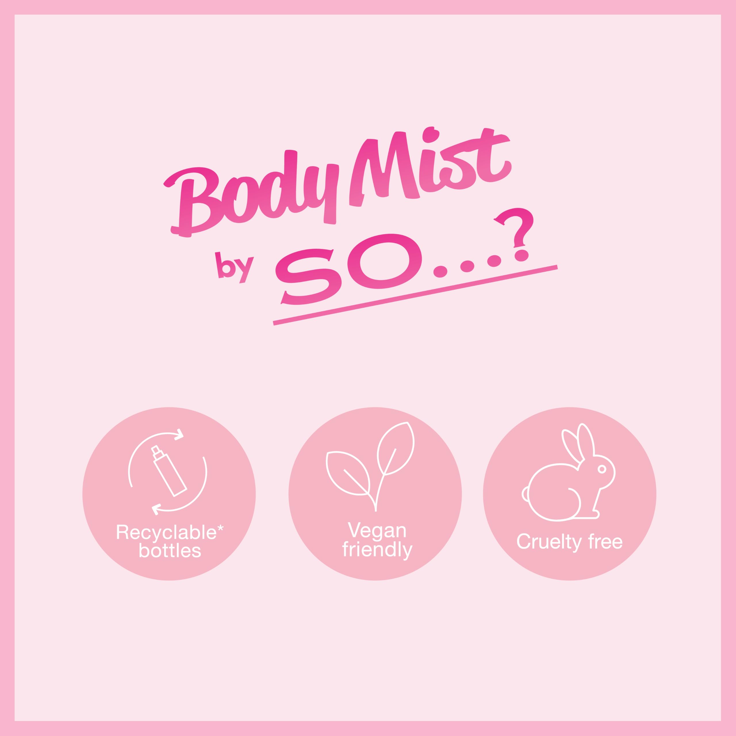 Body Mist By So…? Womens Vanilla Body Mist Fragrance Spray, Travel Size, 100 ml, 1 piece Halalzen
