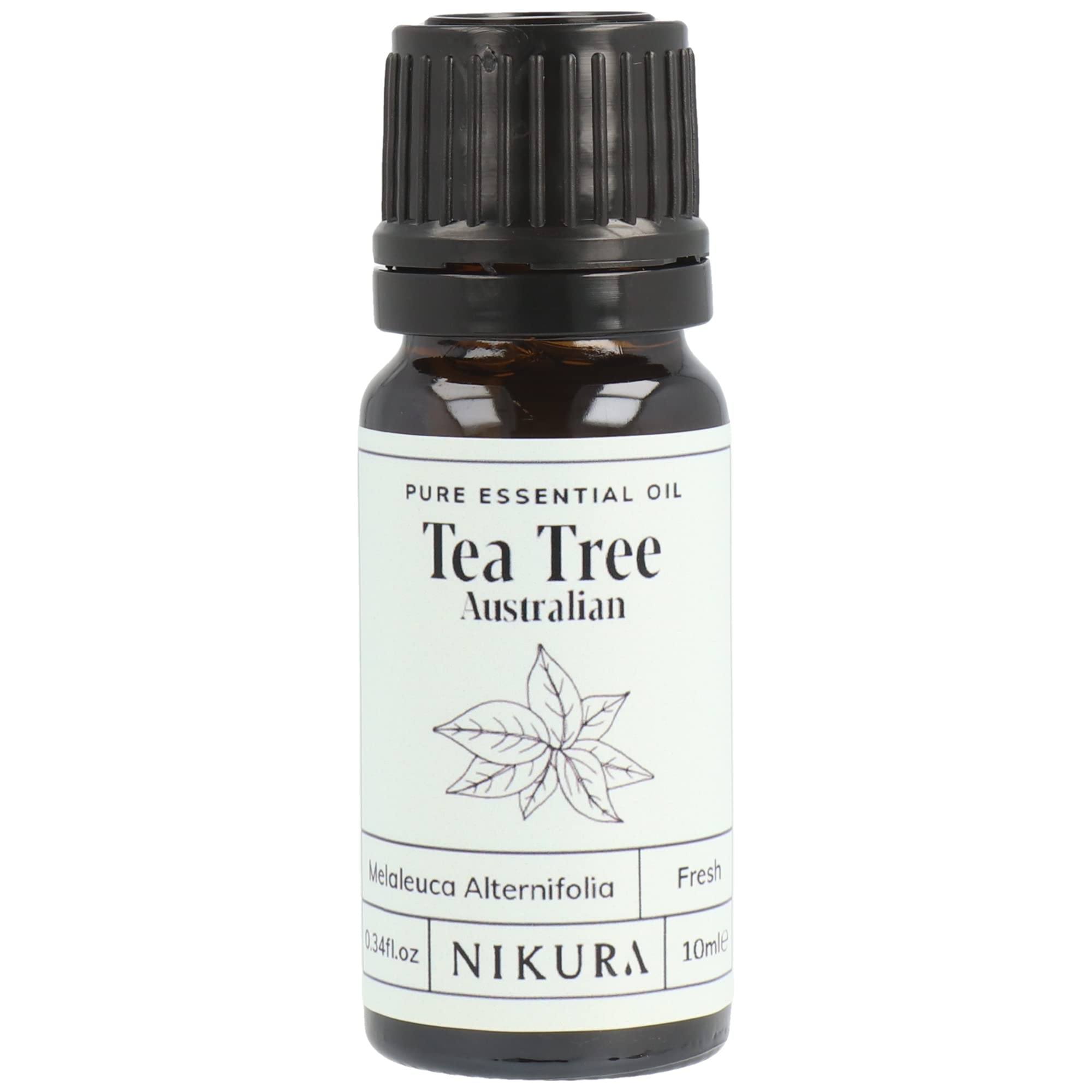 Nikura Peppermint Essential Oil - 10ml | Perfect for Repelling Spiders, Rats, Mice, Bugs, Ants | Great for Hair, Headaches Relief, Energy Boost, Skin, Candle Making | Vegan & UK Made
