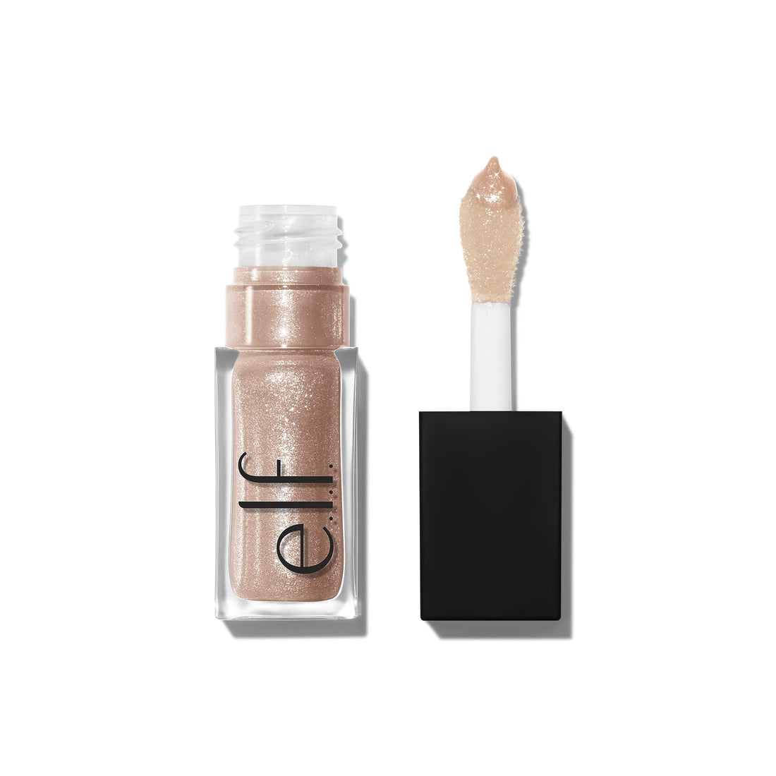 e.l.f. Glow Reviver Lip Oil, Nourishing and Hydrating with High-Shine Glimmer Finish & Sheer Wash of colour, Minty Scent, Non-Sticky, Vegan & Cruelty-free, Candy Coded