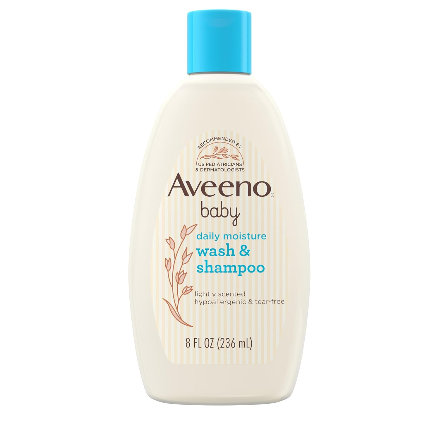 Aveeno Baby Wash & Shampoo For Hair & Body, Tear-Free, 8 oz.