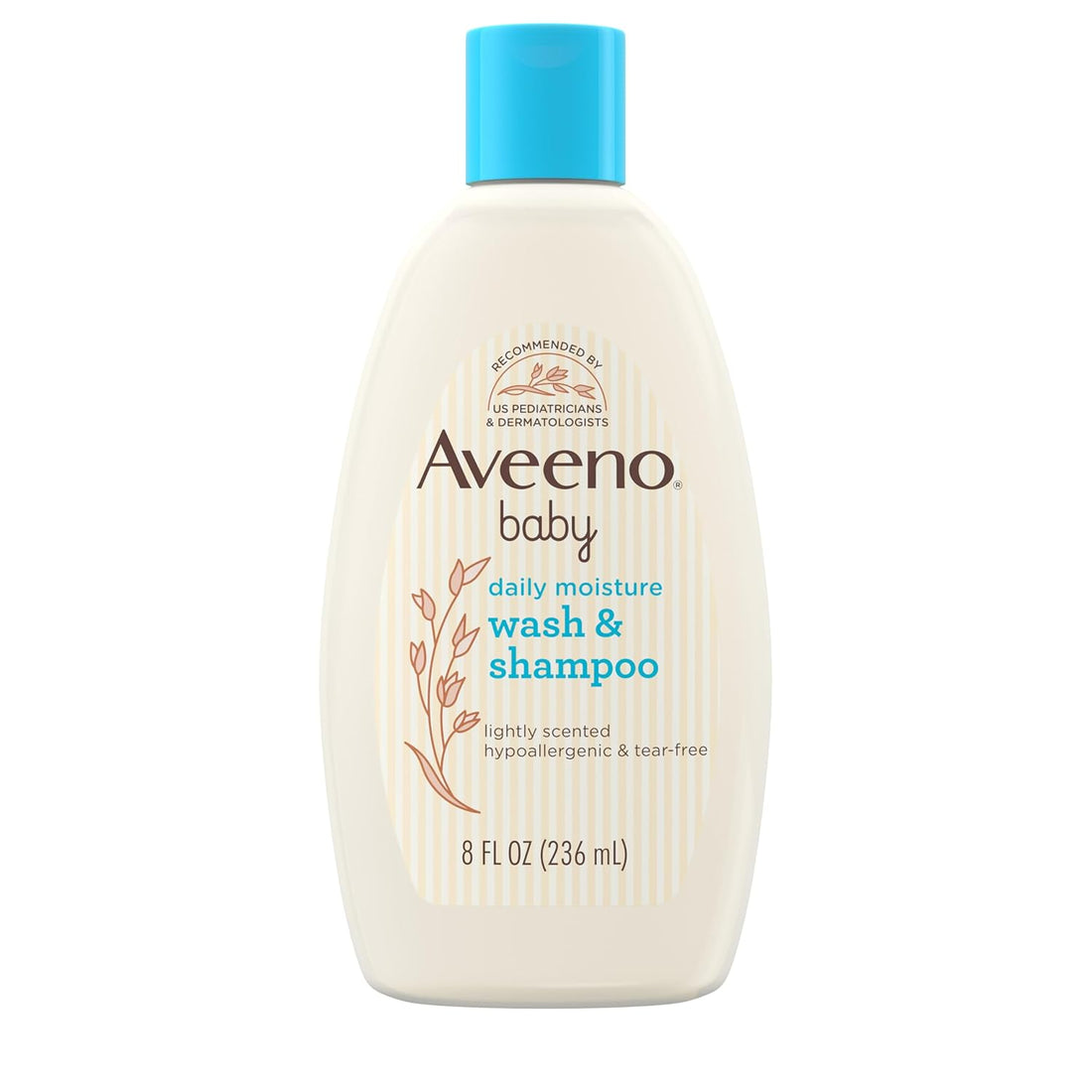 Aveeno Baby Wash & Shampoo For Hair & Body, Tear-Free, 8 oz.