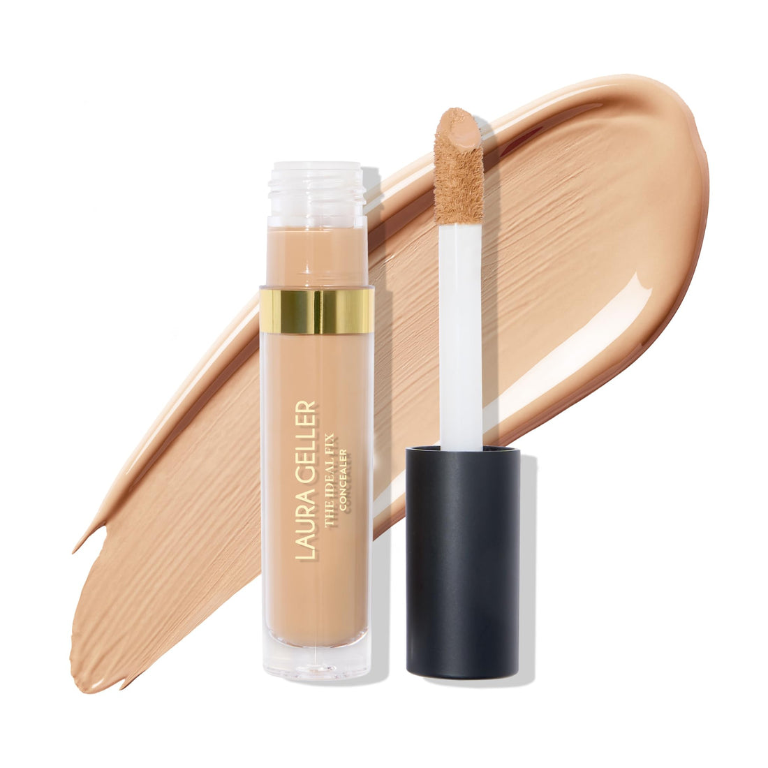 LAURA GELLER NEW YORK The Ideal Fix Concealer (Tan) - Long-Lasting Liquid Concealer For Covering Under Eye Dark Circles & Blemishes Halalzen