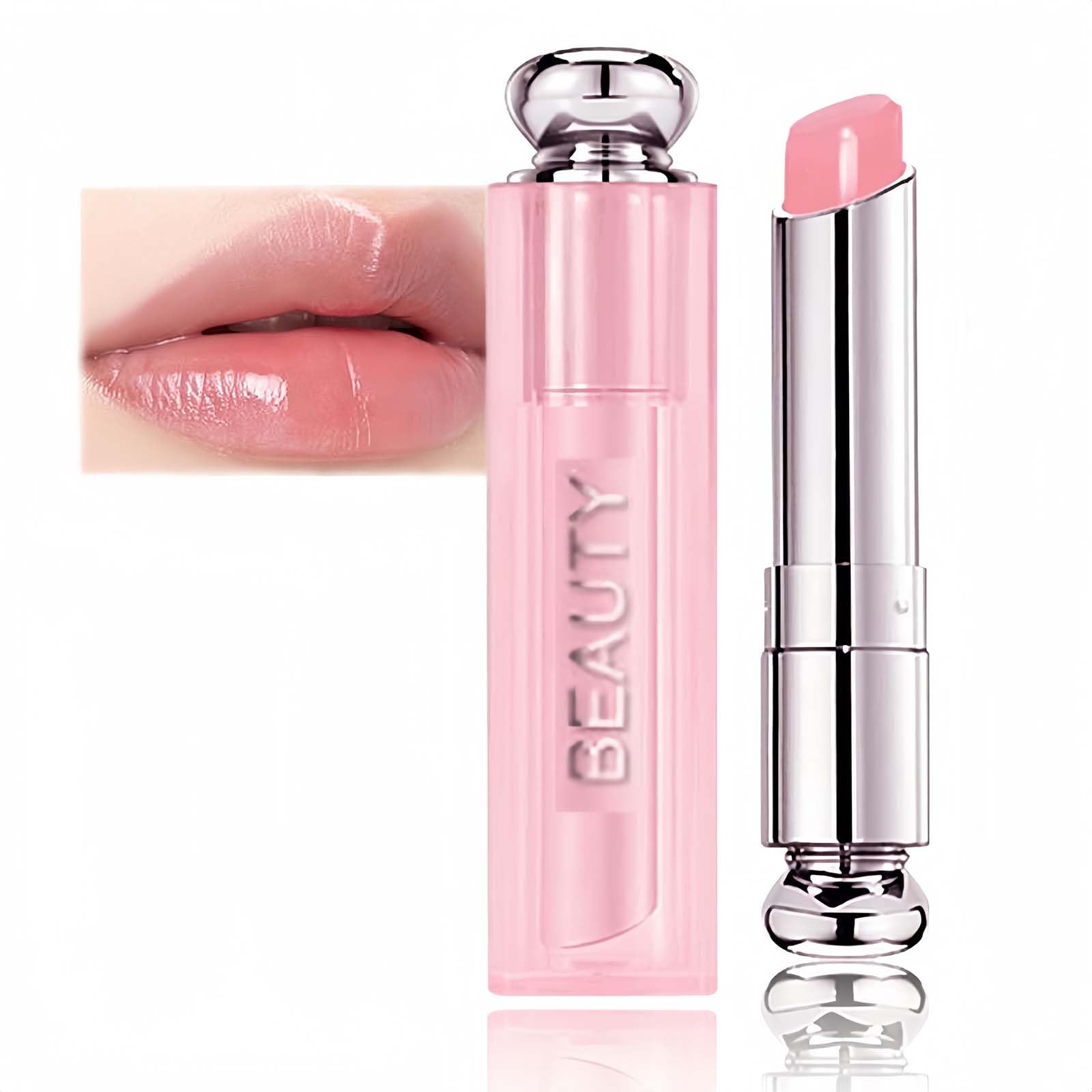 24h Moisturising Lip Balm & Oil with Natural Oils, Hydrating Lip for Repair & Protection (Strawberry)
