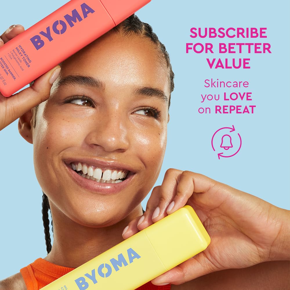 BYOMA Galactic Liptide Lip Oil (5ml) Hydrating, Plumping & Non-Sticky Gloss | Avocado Oil Formula for Soft, Fuller-Looking Lips + Exclusive Liptide Keychain | Holiday Essentials