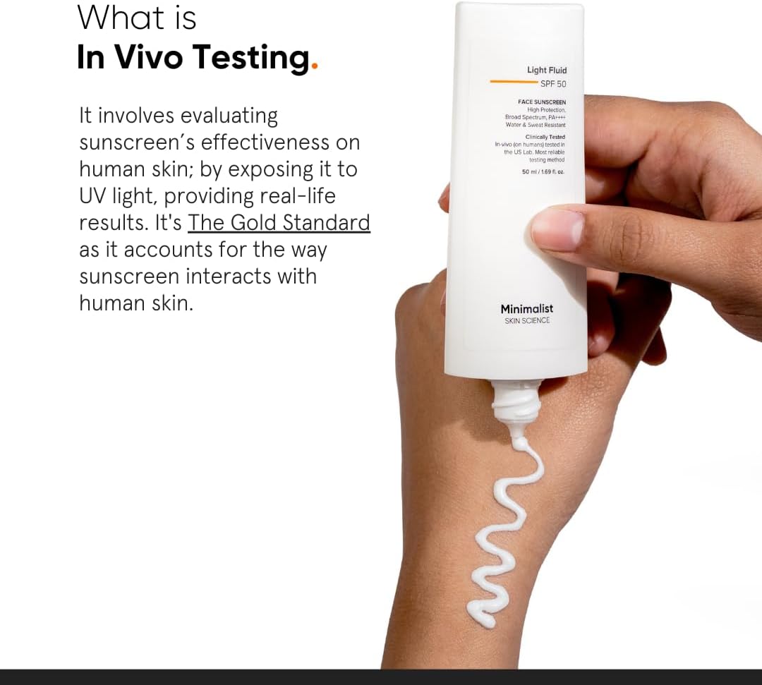 Minimalist SPF 50 Light Fluid Sunscreen
