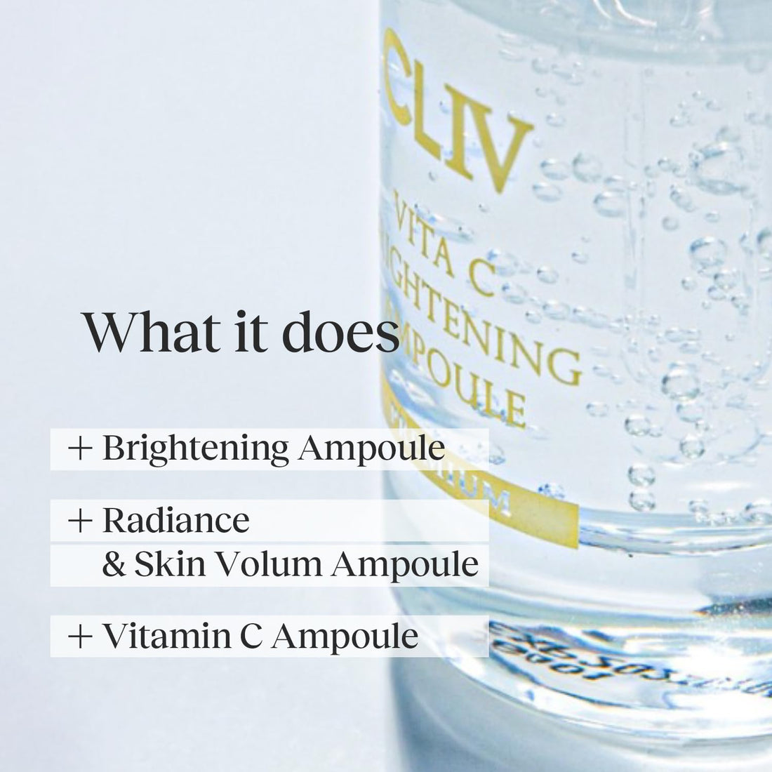 CLIV Multi Hyaluronic Hydrating Ampoule | 85% Hyaluronic Acid, 8-Layer Hydration, Ceramides & Panthenol for Deep Moisture Care | Korean Skincare Nourishing Serum | 1.01 Fl Oz (Pack of 1) Halalzen